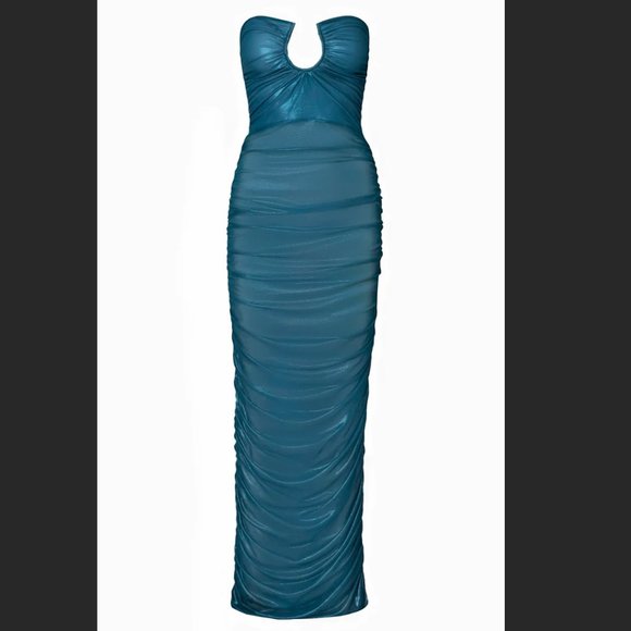 Baobab Magalenha Maxi Dress in Sea - Picture 2 of 2